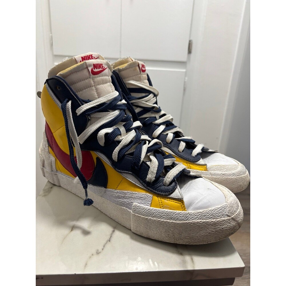 Nike Blazer Mid x Sacai Maize Navy Men’s Size 13 BV0072-700 (2019)